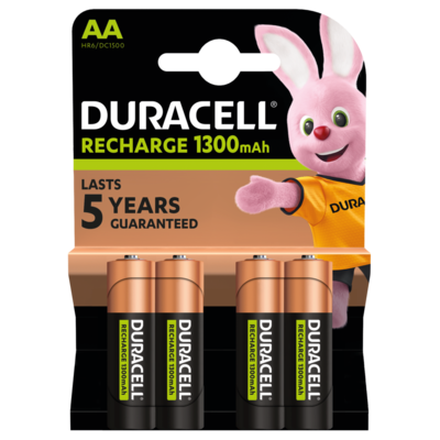 BLISTER 4 PILAS RECARGABLE DURACELL AA