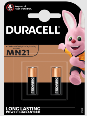 BLISTER 2 PILAS DURACELL MN21 (3LR50) B2 MANDO