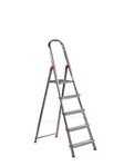 ESCALERA ROLSER UNICA 5 PELDAÑOS ALUMINIO