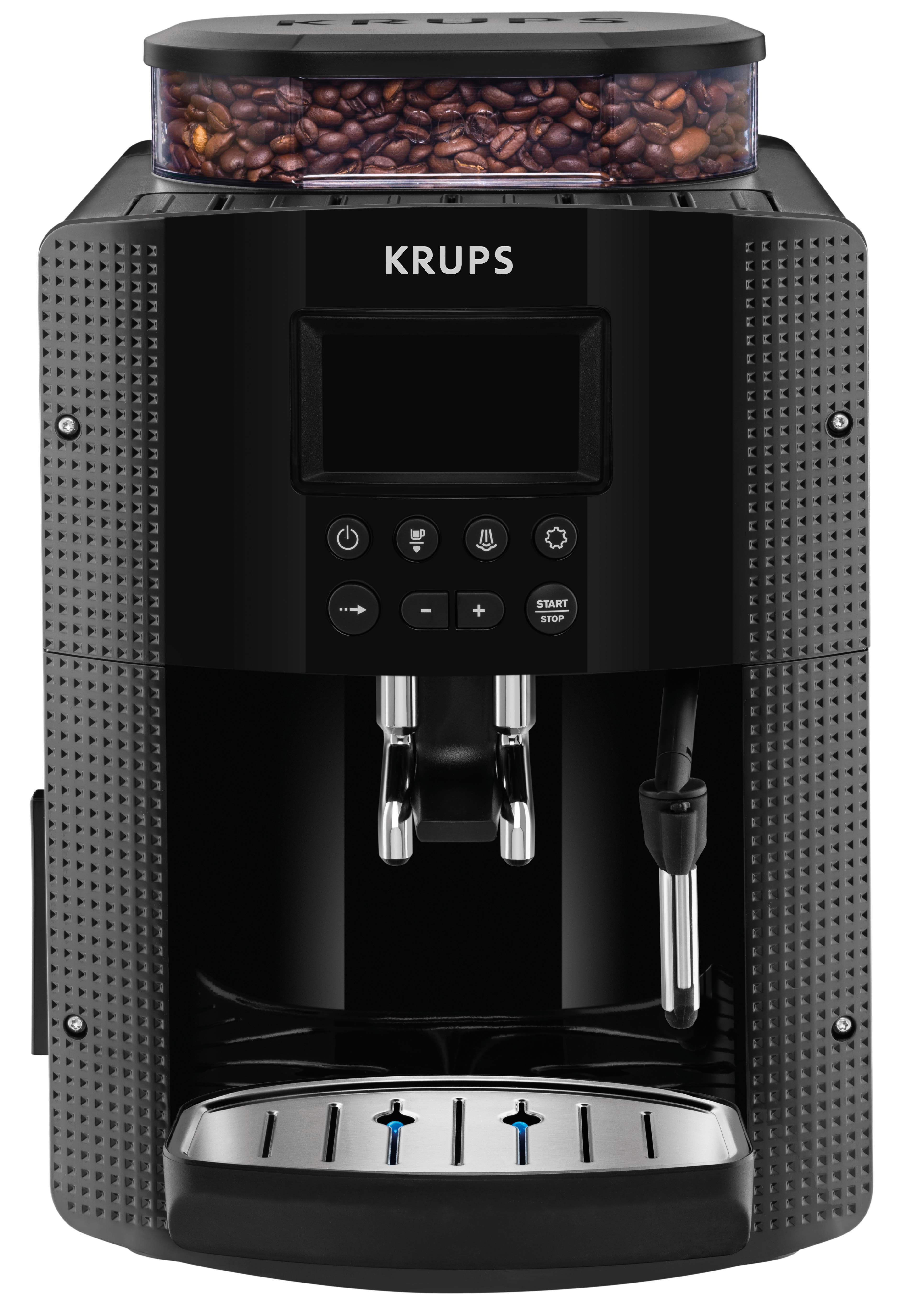 Krups EA8150 - Cafetera Automática 15 Bares de Presión, Pantalla