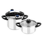 SET DUO OLLA RAPIDA BRA TEKNA 4+7L