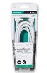 CABLE ANTENA ACODADO VIVANCO 48034 90DB 3M BCO