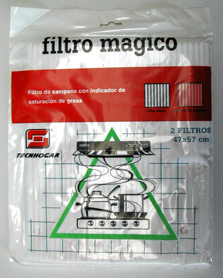 FILTRO MAGICO CAMPANA TECNHOGAR 00807 2UDS 57X47CM