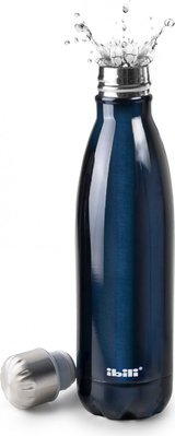 BOTELLA TERMO IBILI 758450B 0,5L DOBLE PARED AZUL