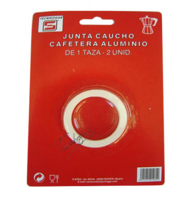 BLISTER 2 JUNTAS GOMA CAFETERA 1T ALUMIN 01480