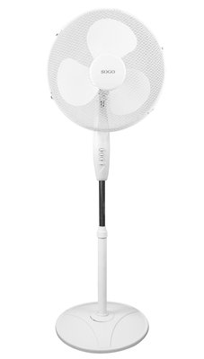 VENTILADOR PIE SOGO 21220 3ASP.40CM BAS.REDON.BCO