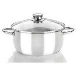 CACEROLA MONIX OPTIMA 16CM 1,5L INOX C/TAP.CRISTAL