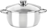CACEROLA MONIX OPTIMA 16CM 1,5L INOX C/TAP.CRISTAL
