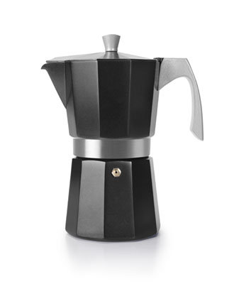 CAFETERA  IBILI 623112 EVVA BLACK 12 TAZAS INDUCCION