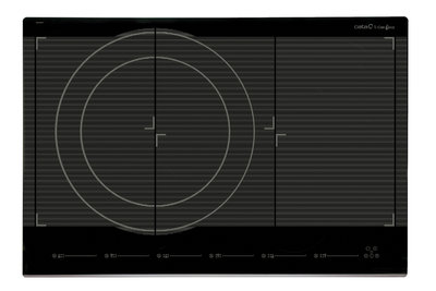 .AT.INDUCCION CATA GIGA 750 BK 77X52CM 6F Z.40CM 11000W 08026001