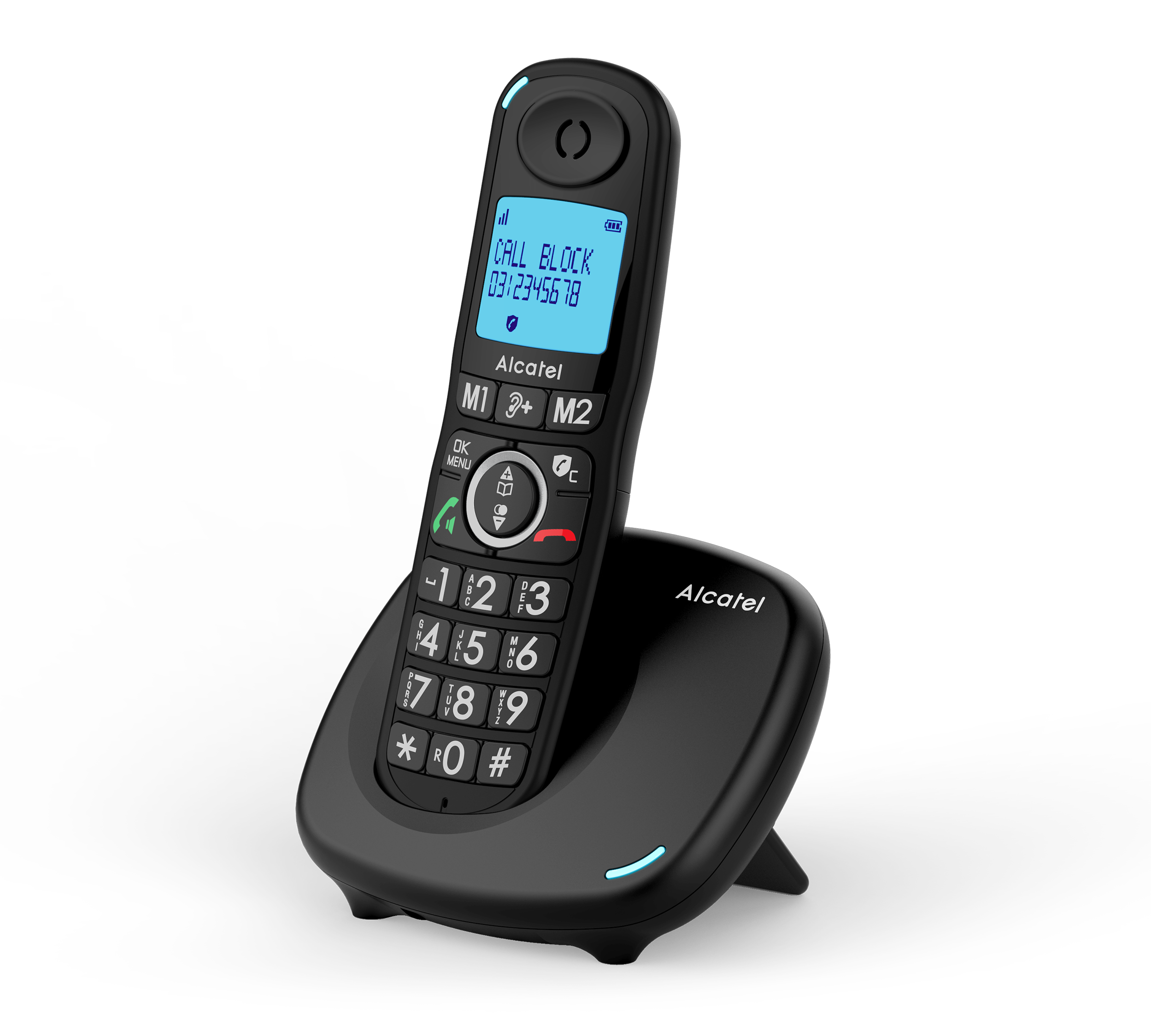 Alcatel  Teléfono Inalámbrico con manos libres D295LABLK - Negro