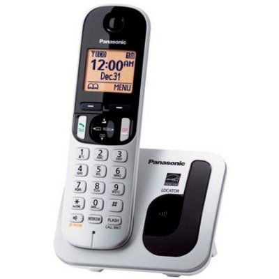 TELEFONO INALAMBRICO PANASONIC KX-TC210SPS 1,6'' GRIS/NGO