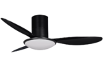 VENTILADOR TECHO FM VT-NIGRA L 132CM LUZ, MANDO, MOTOD DC