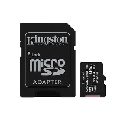 TARJETA MICRO SD KINGSTON 64GB CANVAS SELECT CL10