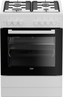 COCINA BEKO FSE62110DW 85X60 HORNO CONVENCIONAL 4F.BCA A