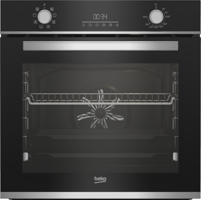 HORNO BEKO BBIM13300XD MULTIF.8 A 72L GUIA TELESC. HIDROLISIS NEGRO