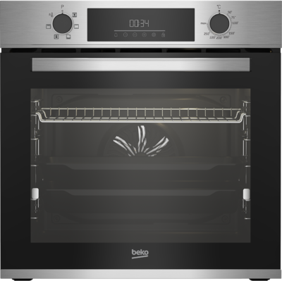 HORNO+INDUCCION BEKO BBSE12340XD MULTIF.6 A INOX C/LIMPIEZA VAPOR