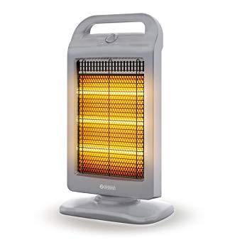ESTUFA HALOGENA OLIMPIA SPLENDID 99396 SOLARIA EVO S 1200W 3 TUBOS SILVER