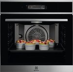 .AT.HORNO ELECTROLUX EOA9S31CX MULTIF.20 A++ CRIST.NGO/INOX C/VAPOR