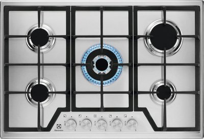 .AT.PLACA GAS ELECTROLUX KGS7536SX 5F.75CM C/WOK