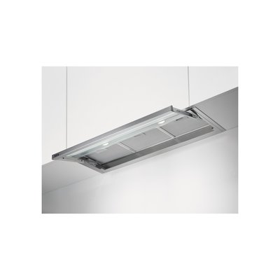 .AT.CAMPANA DECORATIVA INTEGRABLE AEG DPE4941M 90CM 600M/H INOX