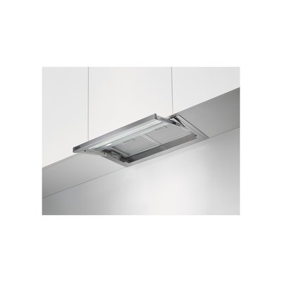 .AT.CAMPANA DECORATIVA INTEGRABLE AEG DPE4641M 60CM 600M/H INOX