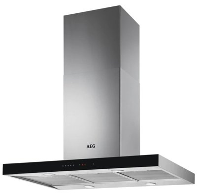 .AT.CAMPANA  ISLA AEG DIE5961HG 90CM 400M/H INOX/NGO