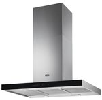 .AT.CAMPANA  ISLA AEG DIE5961HG 90CM 400M/H INOX/NGO
