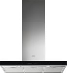 .AT.CAMPANA DECORATIVA AEG DBE5961HG 90CM 400M/H NGO/INOX