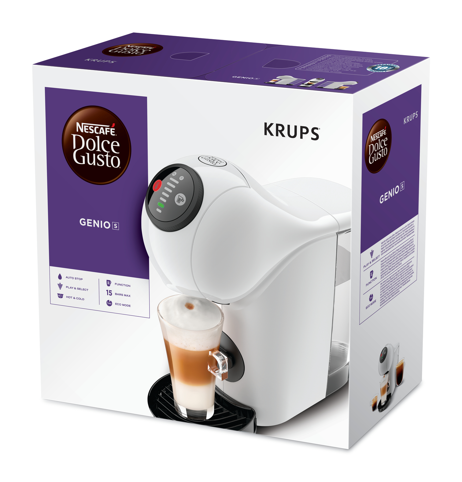 Krups Genio S Basic KP2401 Blanca - Cafetera Dolce Gusto ▶️ Tienda CPU