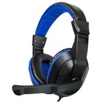 AURICULAR COOL DUBLIN NEGRO-AZUL STEREO OFICINA C/MICRO