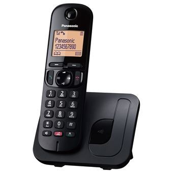 TELEFONO INALAMBRICO PANASONIC KX-TGC250SPB NEGRO