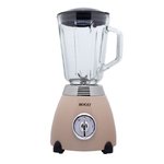 BATIDORA VASO RETRO SOGO BAT-SS-5565 500W 1,5L JARRA CRISTAL BEIGE