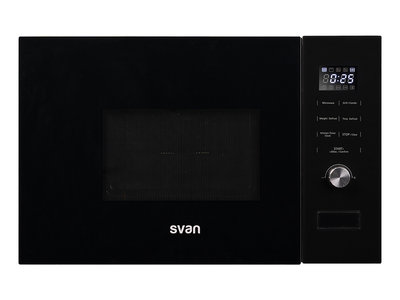 MICROONDAS INTEGRAB. SVAN SMWI2800DGN 20L 800W C/GRIL CRISTAL NGO DIGITAL