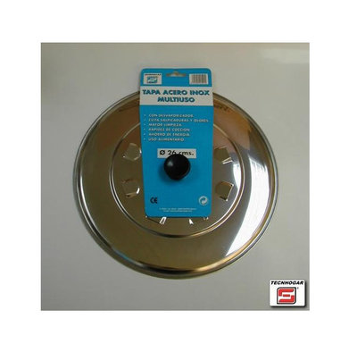TAPA INOX TECHNOGAR MULTIUSO 26 CM.01591