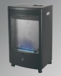 ESTUFA FM BLAUE-38 LLAMA AZUL 3800W NEGRA