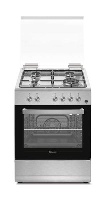 .AT.COCINA CANDY CGG655SI/E GAS 4F 60CM SILVER