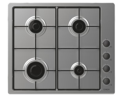 .AT.PLACA GAS CANDY CHW6LBX/4U2 4F 60CM INOX NAT.