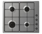 .AT.PLACA GAS CANDY CHW6LBX/4U2 4F 60CM INOX NAT.