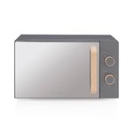 MICROONDAS FLAMA 1832FL 20L 700W S/GRILL CRISTAL/GRIS
