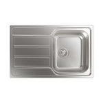 .AT.FREGADERO CATA CDL-1 79X50CM REV. INOX 02606603