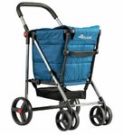 CARRO COMPRA ROLSER BAS001 BASKET POLAR 4 RUEDAS 2GIRAT. PLEG. MARINO