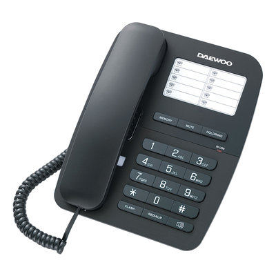 TELEFONO BIPIEZA DAEWOO DTC240 NEGRO