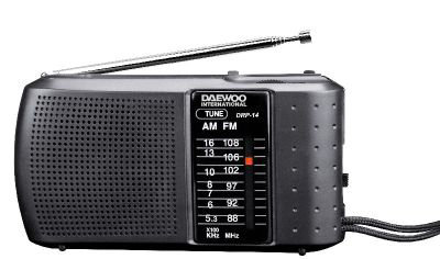 RADIO PORTATIL DAEWOO DRP14 PILAS AM/FM