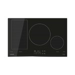 .AT.INDUCCION NODOR NORCOOK IH N8106 BK 4149 4F Z.30CM Z.FLEX 10800W 80CM NGO