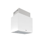 .AT.CAMPANA ISLA NODOR NORBREEZE ISLA CUBE GLASS ECO 60 WH 8565 62CM A+ BCA 760M3/H