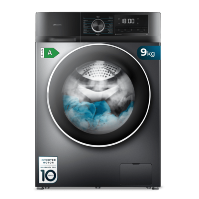 LAVADORA CECOTEC 02469 BOLERO DESSCODE 9500 9KG 1400RPM A INVERTER INOX