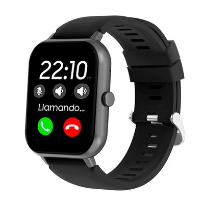 SMARTWATCH COOL FOREST SILICONA NEGRO IP67C/LLAMADAS