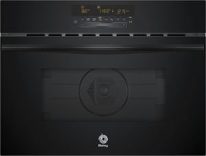 .AT.HORNO COMPACTO BALAY 3CW5179N3 MULT.5 C/MICRO HIDRO 45CM 44L CRIST.NGO