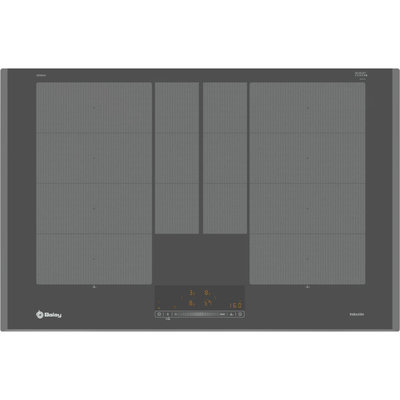 .AT.INDUCCION BALAY 3EB980AH 4F Z.FLEX 7400W 80CM ANTRACITA